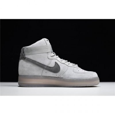 Nike Air Force 1 High '07 Gri / Siyah Kaykay Ayakkabı Türkiye - 43DET493